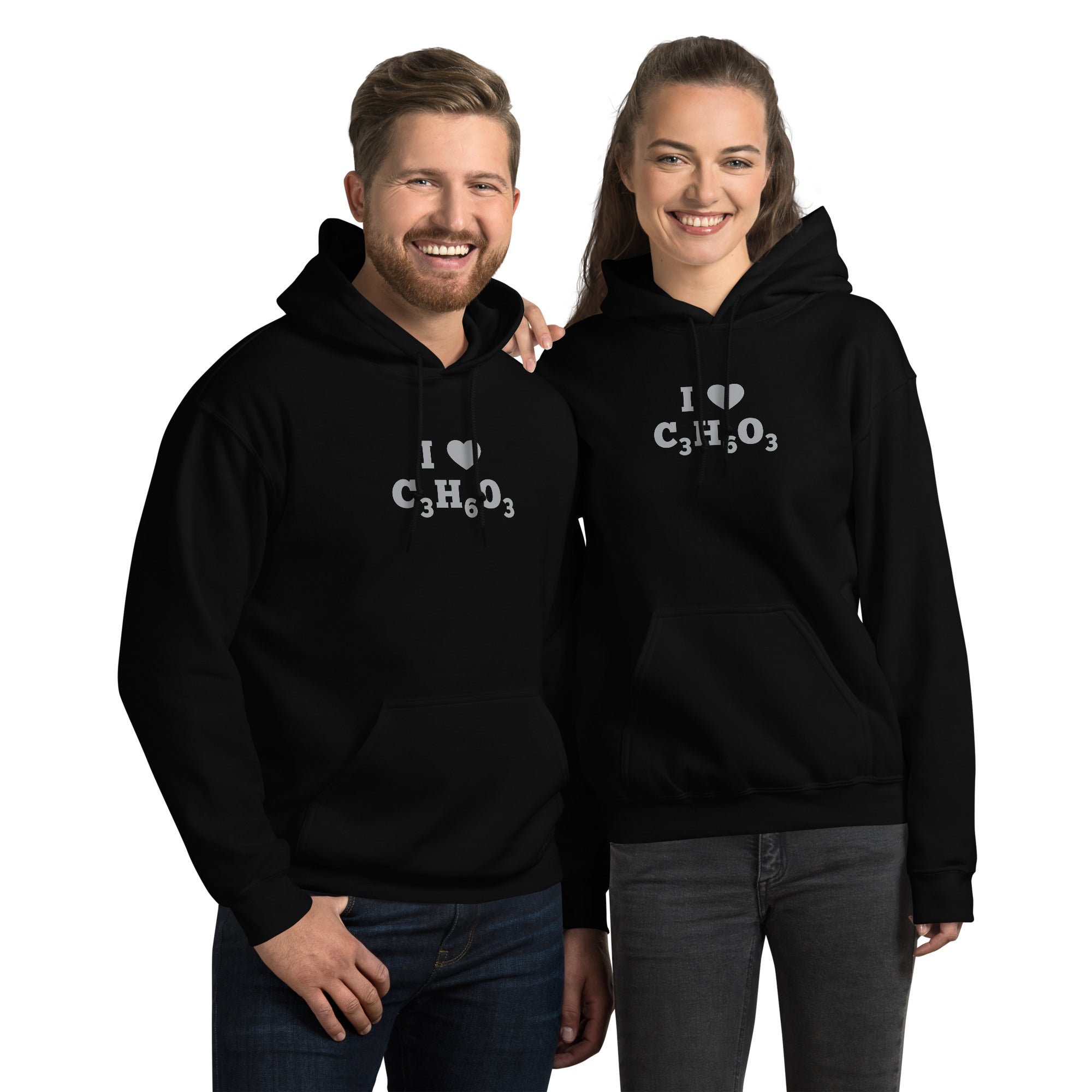 I Heart Lactic Acid Formula Unisex Hoodie