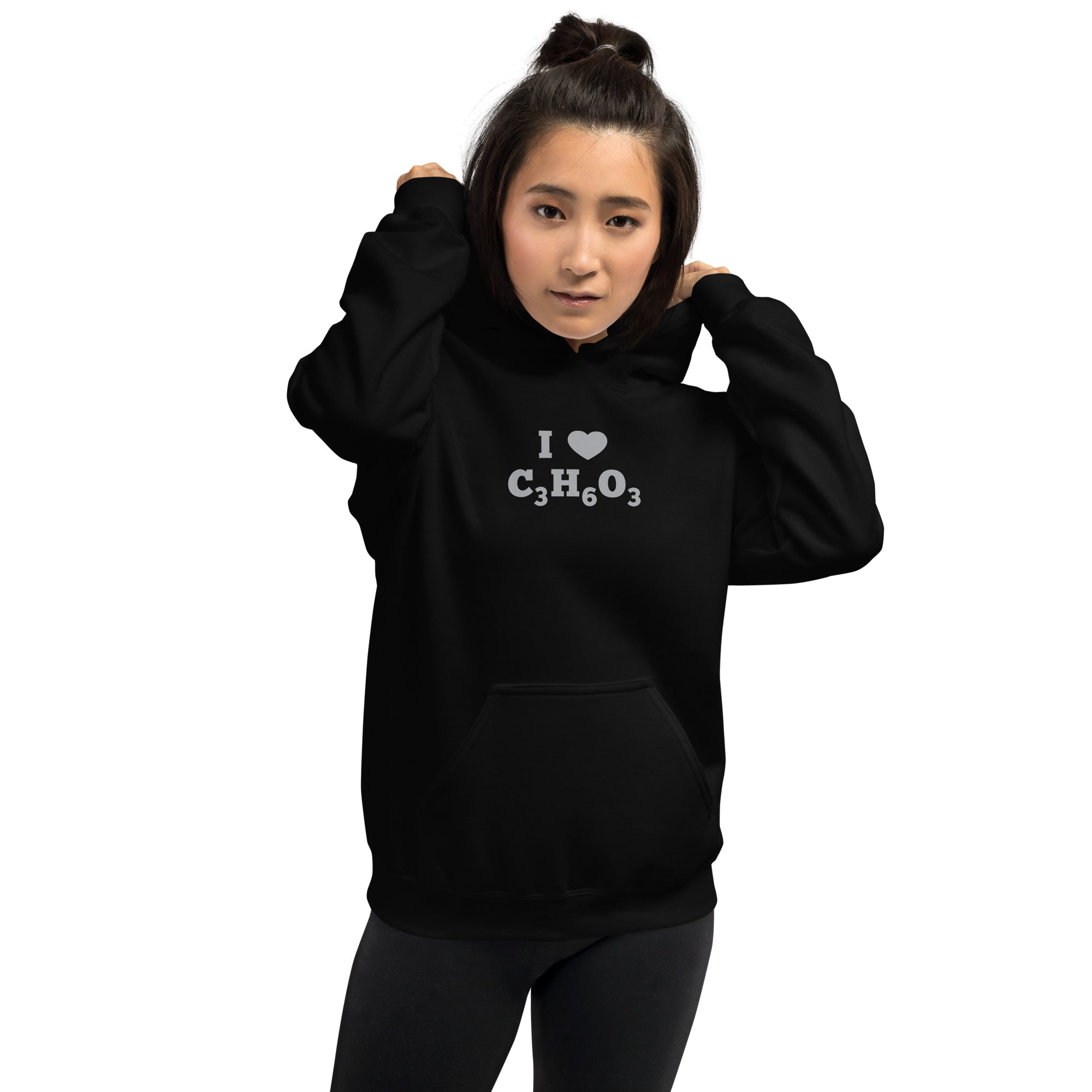 I Heart Lactic Acid Formula Unisex Hoodie