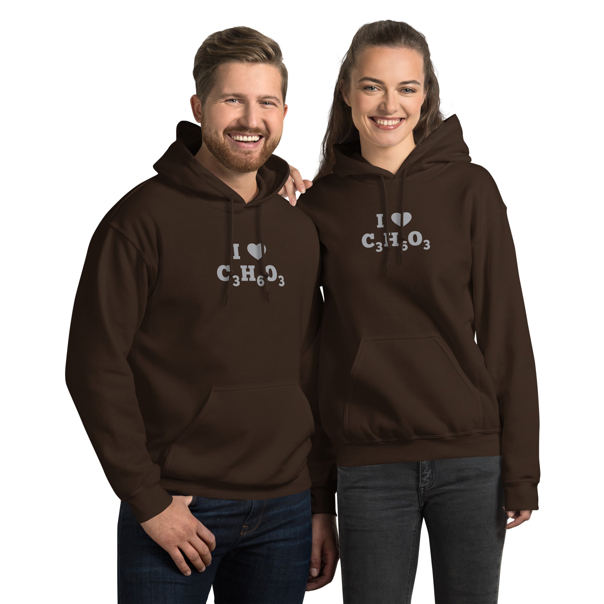 I Heart Lactic Acid Formula Unisex Hoodie
