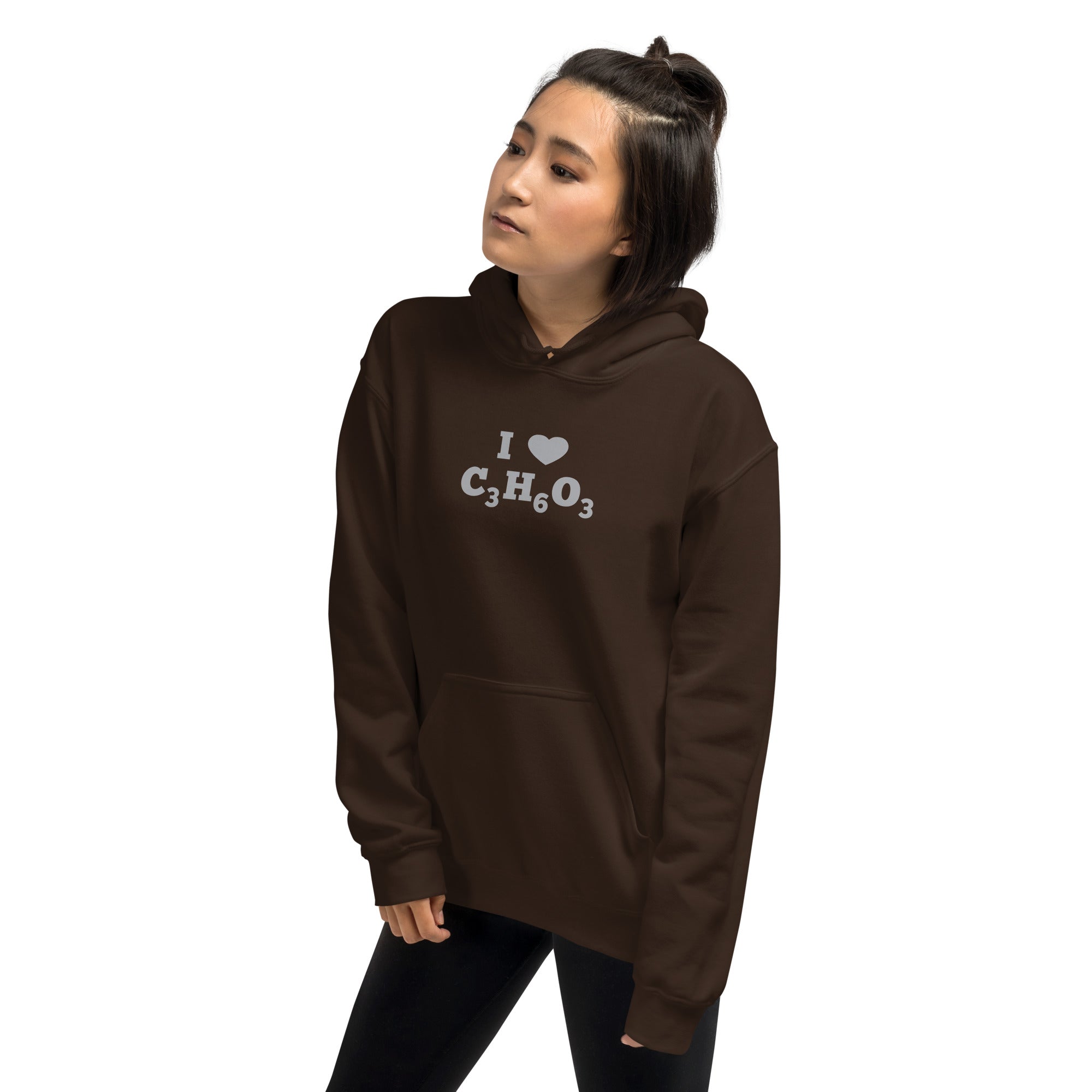 I Heart Lactic Acid Formula Unisex Hoodie