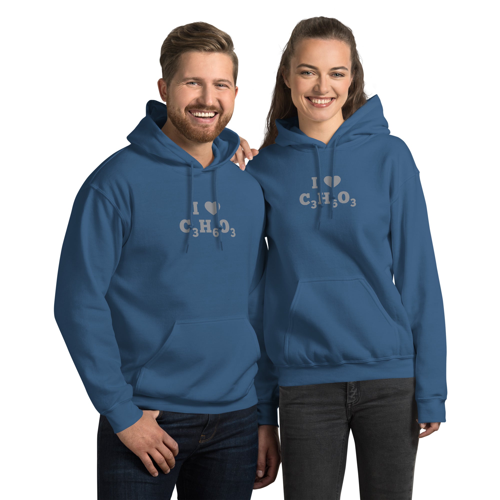 I Heart Lactic Acid Formula Unisex Hoodie