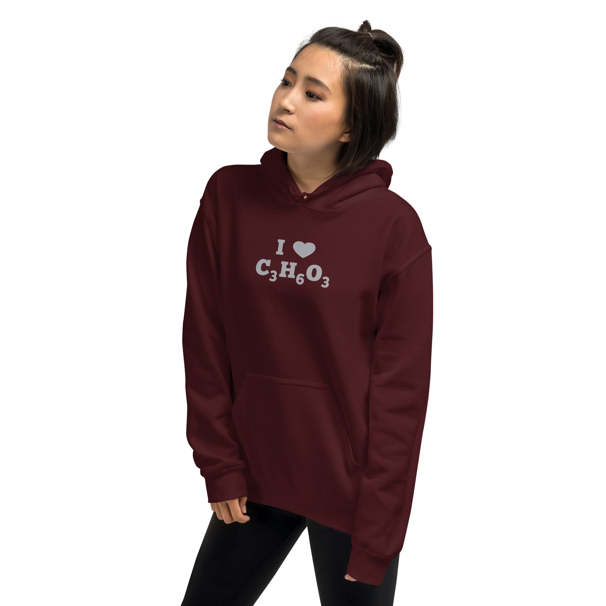 I Heart Lactic Acid Formula Unisex Hoodie