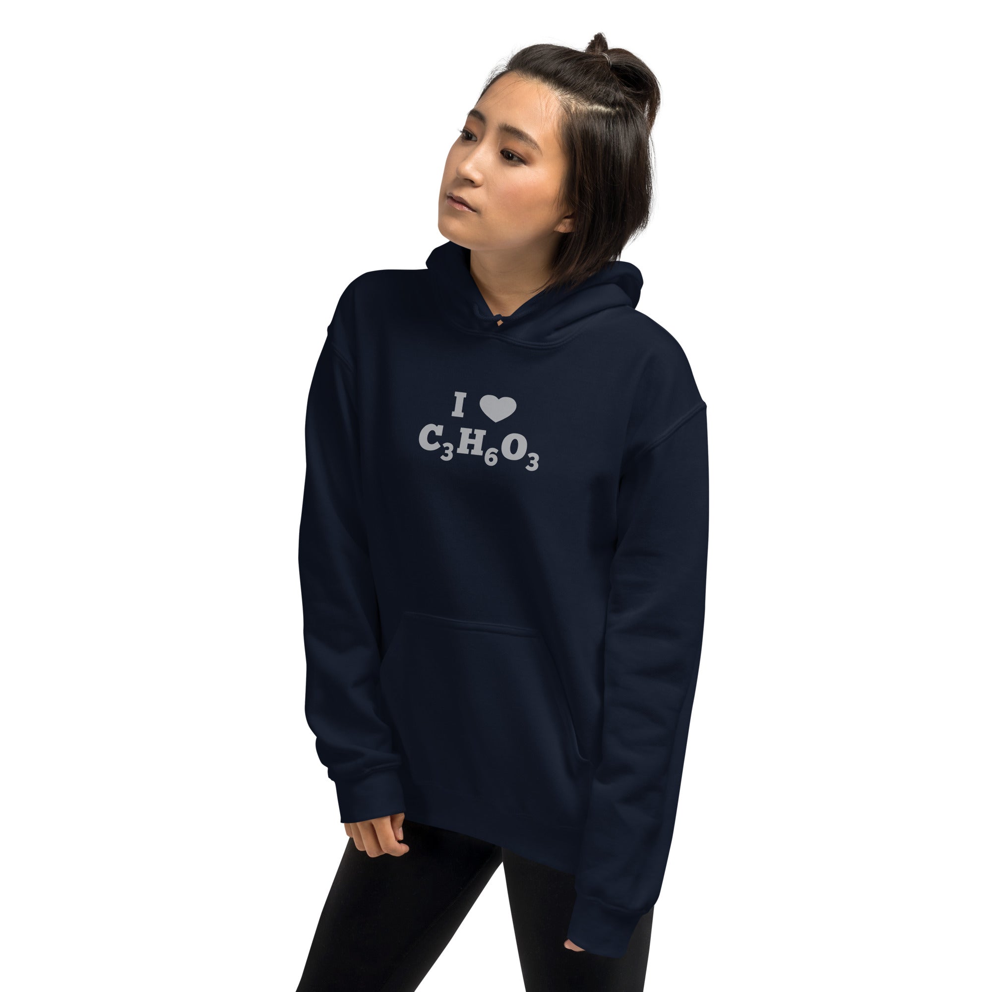I Heart Lactic Acid Formula Unisex Hoodie
