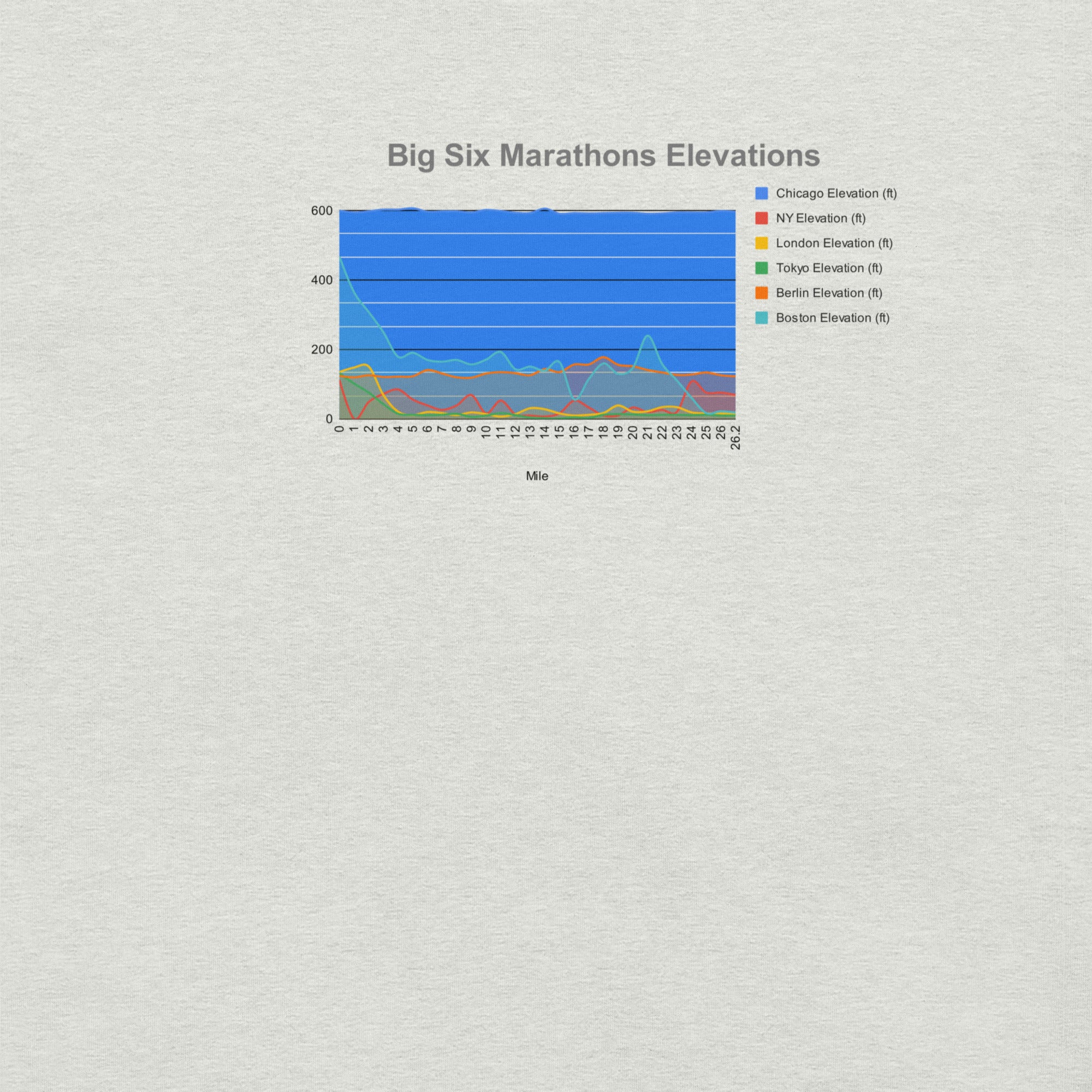 Big Six Marathons Unisex T-shirt