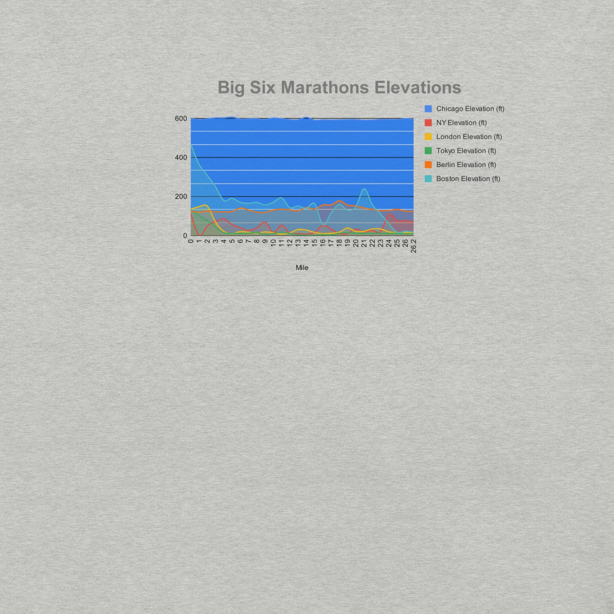 Big Six Marathons Unisex T-shirt