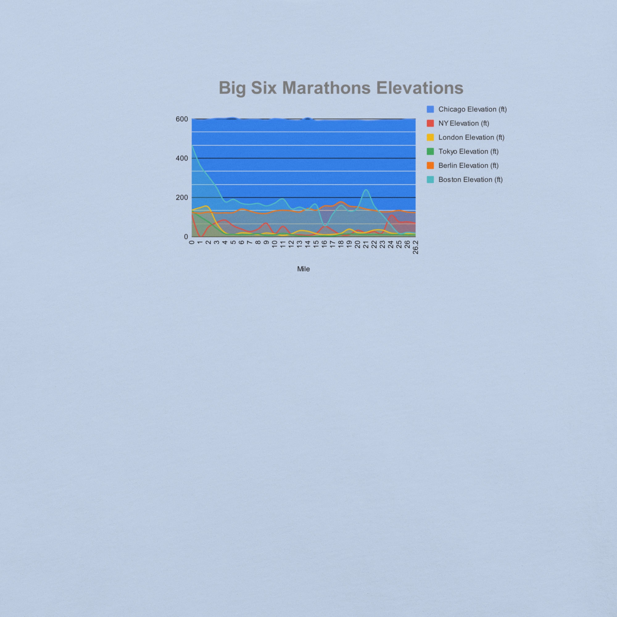 Big Six Marathons Unisex T-shirt