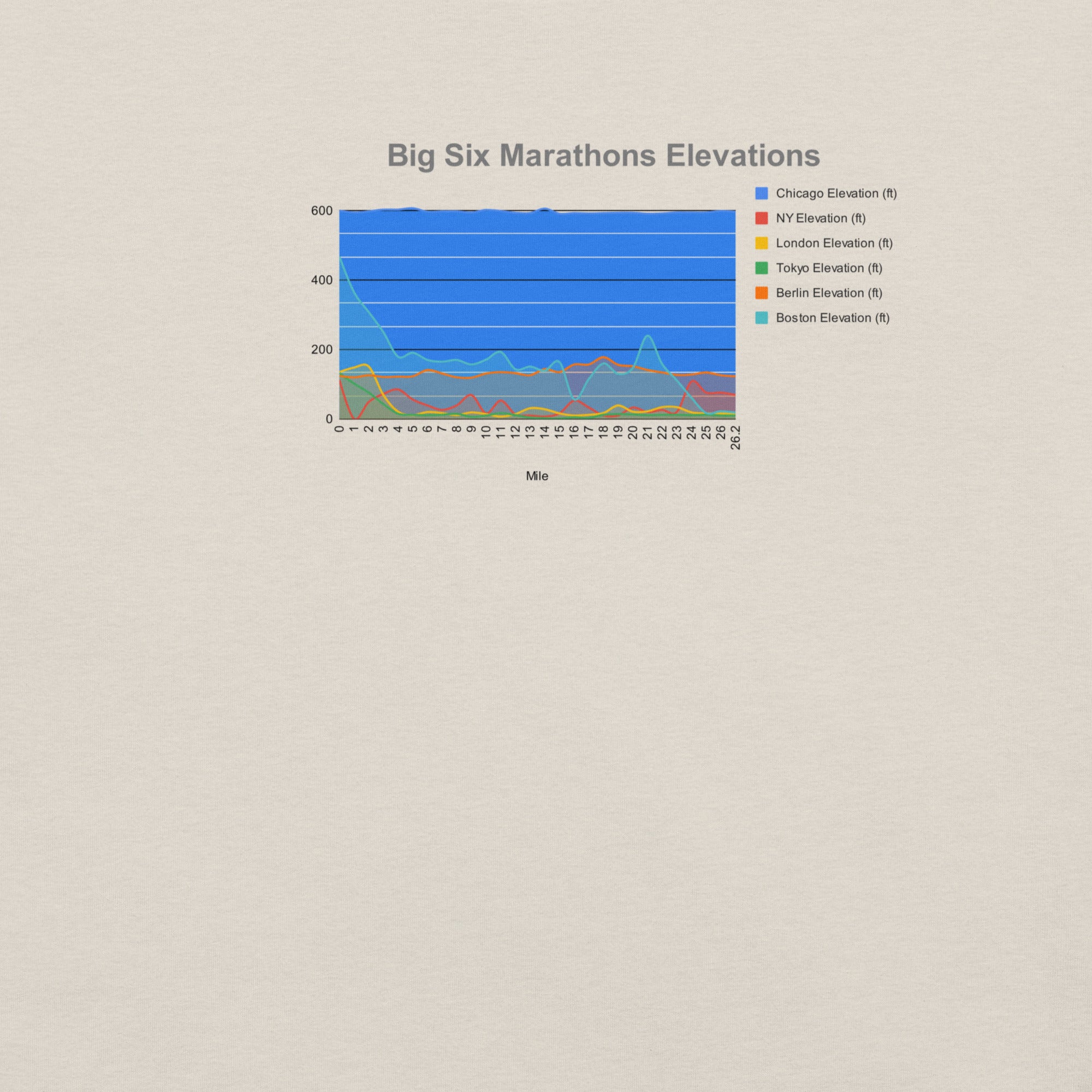Big Six Marathons Unisex T-shirt