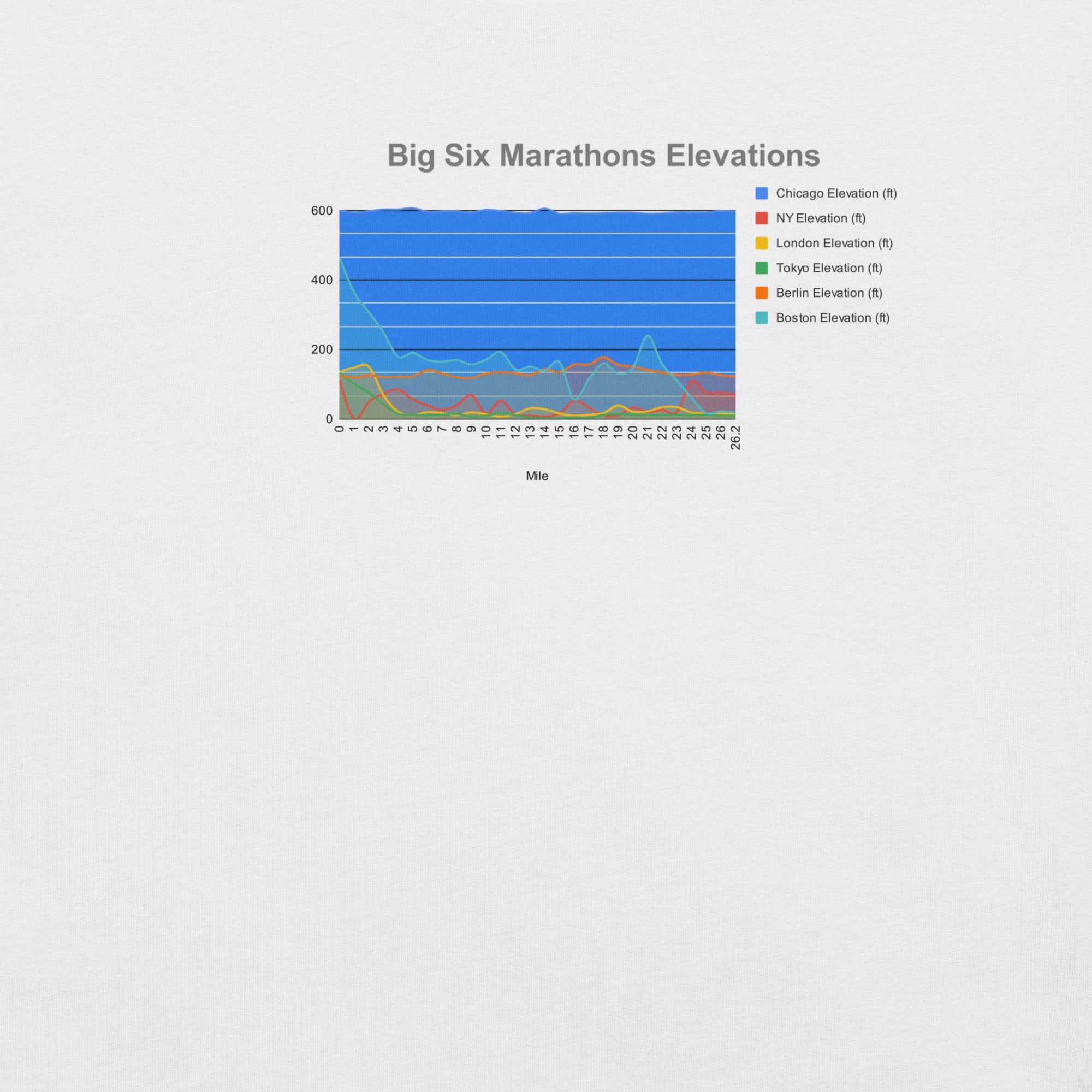 Big Six Marathons Unisex T-shirt