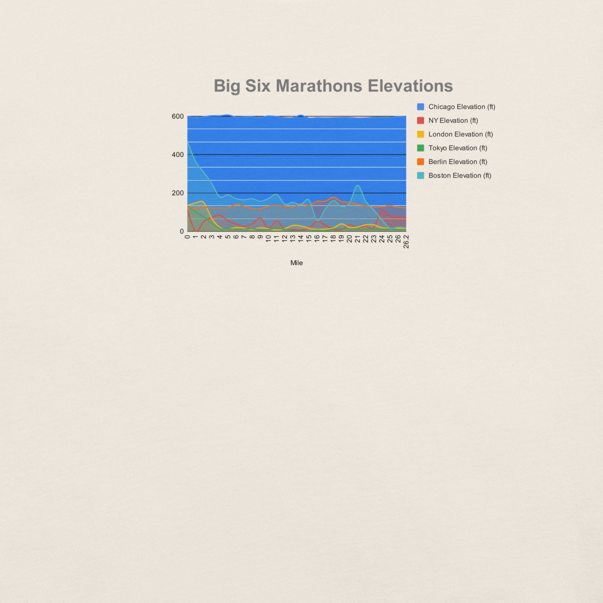 Big Six Marathons Unisex T-shirt