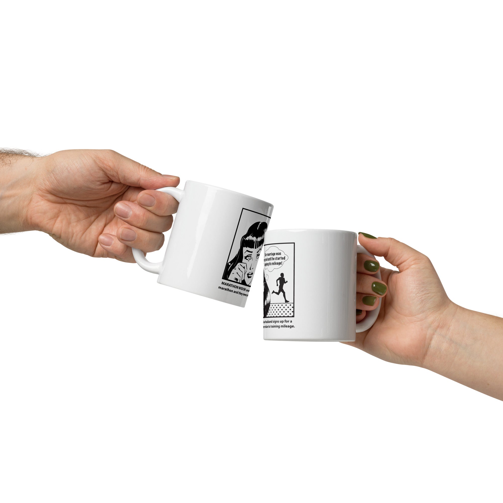 Marathon Widow Glossy Mug