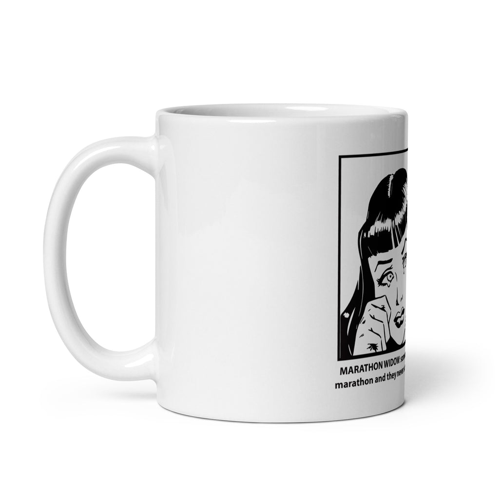 Marathon Widow Glossy Mug