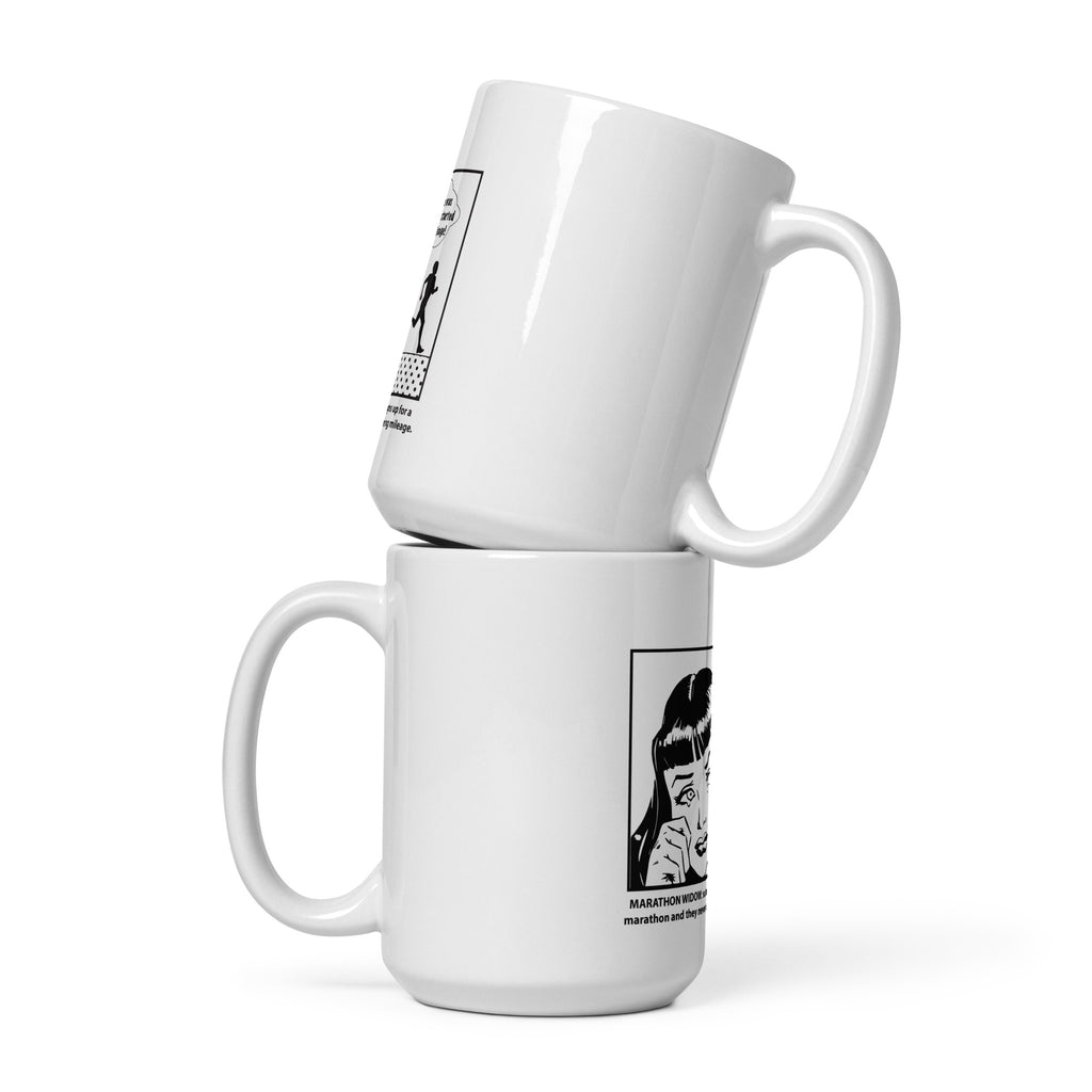 Marathon Widow Glossy Mug